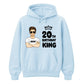 Custom Birthday King Personalised Happy Birthday hoodie