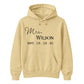 Custom Date Surname Graphic Pullover Bride Unisex Hoodie