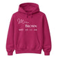 Custom Date Surname Graphic Pullover Bride Unisex Hoodie