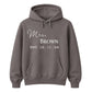 Custom Date Surname Graphic Pullover Bride Unisex Hoodie
