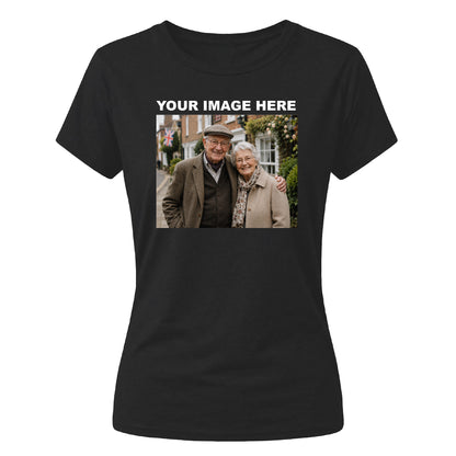 Personalised T Shirt with Photo | Custom Photo T Shirt for Women
