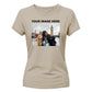 Custom Family Photo Graphic Tee Ladies Fit t-shirt