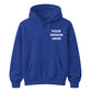 Custom graphic placement casual streetwear unisex hoodie