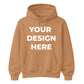 Custom graphic placement casual streetwear unisex hoodie