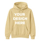Custom graphic placement casual streetwear unisex hoodie