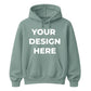 Custom graphic placement casual streetwear unisex hoodie