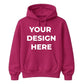Custom graphic placement casual streetwear unisex hoodie