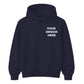Custom graphic placement casual streetwear unisex hoodie