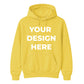 Custom graphic placement casual streetwear unisex hoodie