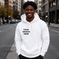 Custom graphic placement casual streetwear unisex hoodie