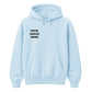Custom image upload flexible placement trendy unisex hoodie