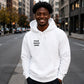 Custom image upload flexible placement trendy unisex hoodie