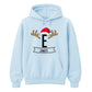 Custom Initial And Name Antlers Christmas Unisex Hoodies