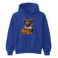 Custom name & initial letter spooky pumpkin Halloween Unisex Hoodie
