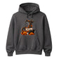 Custom name & initial letter spooky pumpkin Halloween Unisex Hoodie