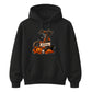 Custom name & initial letter spooky pumpkin Halloween Unisex Hoodie