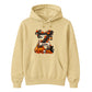 Custom name & initial letter spooky pumpkin Halloween Unisex Hoodie