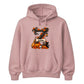 Custom name & initial letter spooky pumpkin Halloween Unisex Hoodie