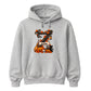 Custom name & initial letter spooky pumpkin Halloween Unisex Hoodie