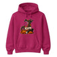 Custom name & initial letter spooky pumpkin Halloween Unisex Hoodie