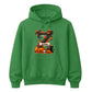 Custom name & initial letter spooky pumpkin Halloween Unisex Hoodie
