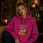Custom name & initial letter spooky pumpkin Halloween Unisex Hoodie