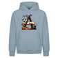 Custom initial tree name spooky Halloween Oversized Hoodie