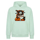 Custom initial tree name spooky Halloween Oversized Hoodie
