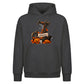 Custom initial tree name spooky Halloween Oversized Hoodie