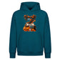 Custom initial tree name spooky Halloween Oversized Hoodie