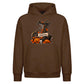 Custom initial tree name spooky Halloween Oversized Hoodie