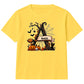 Custom letter spooky tree banner Halloween Kids T-Shirt