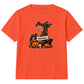 Custom letter spooky tree banner Halloween Kids T-Shirt