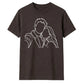 Custom Line Art Family Portrait Outline Unisex T-Shirt