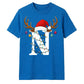 Custom monogram reindeer lights Christmas Unisex T-Shirt