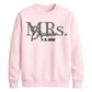 Custom Name Marriage Date Graphic Bride Unisex Sweatshirt