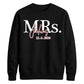Custom Name Marriage Date Graphic Bride Unisex Sweatshirt