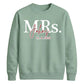 Custom Name Marriage Date Graphic Bride Unisex Sweatshirt