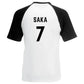 Custom Name Number Raglan Football Player Personalised T-Shirt