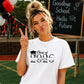 Graduation Ladies T-Shirt Personalised Name Class of 2026