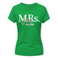 Custom Name Wedding Date Graphic Bride Ladies T-Shirt