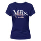 Custom Name Wedding Date Graphic Bride Ladies T-Shirt