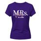 Custom Name Wedding Date Graphic Bride Ladies T-Shirt