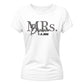 Custom Name Wedding Date Graphic Bride Ladies T-Shirt