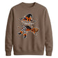 Custom name witch broomstick Halloween Unisex Sweatshirt