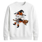 Custom name witch broomstick Halloween Unisex Sweatshirt