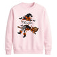 Custom name witch broomstick Halloween Unisex Sweatshirt