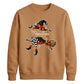 Custom name witch broomstick Halloween Unisex Sweatshirt