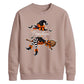 Custom name witch broomstick Halloween Unisex Sweatshirt