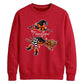 Custom name witch broomstick Halloween Unisex Sweatshirt